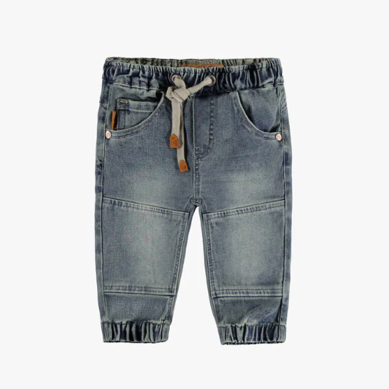 Pants in Stretch Recycled Denim, Baby