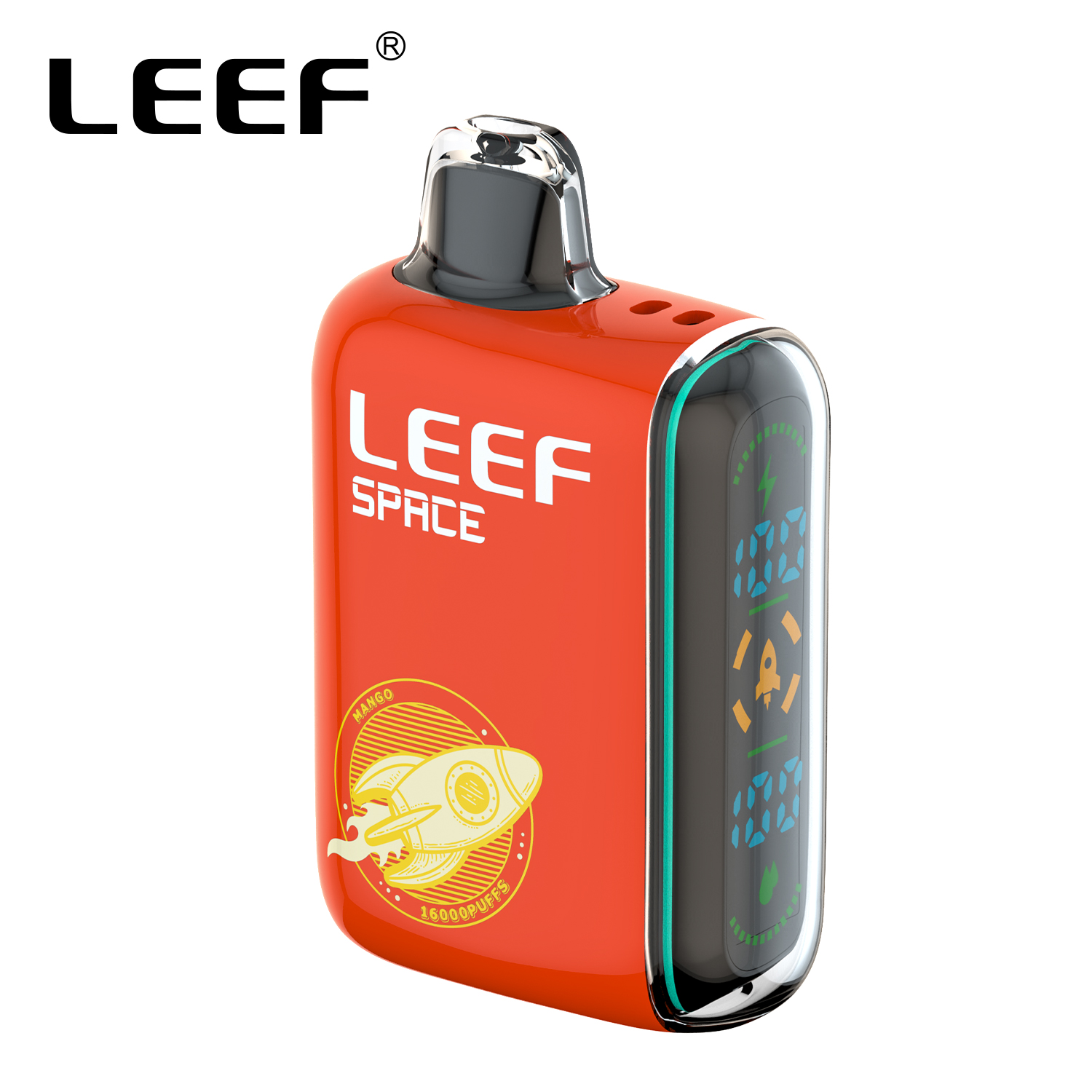 LEEF Space Dual Mesh Coil Disposable Vape with full screen