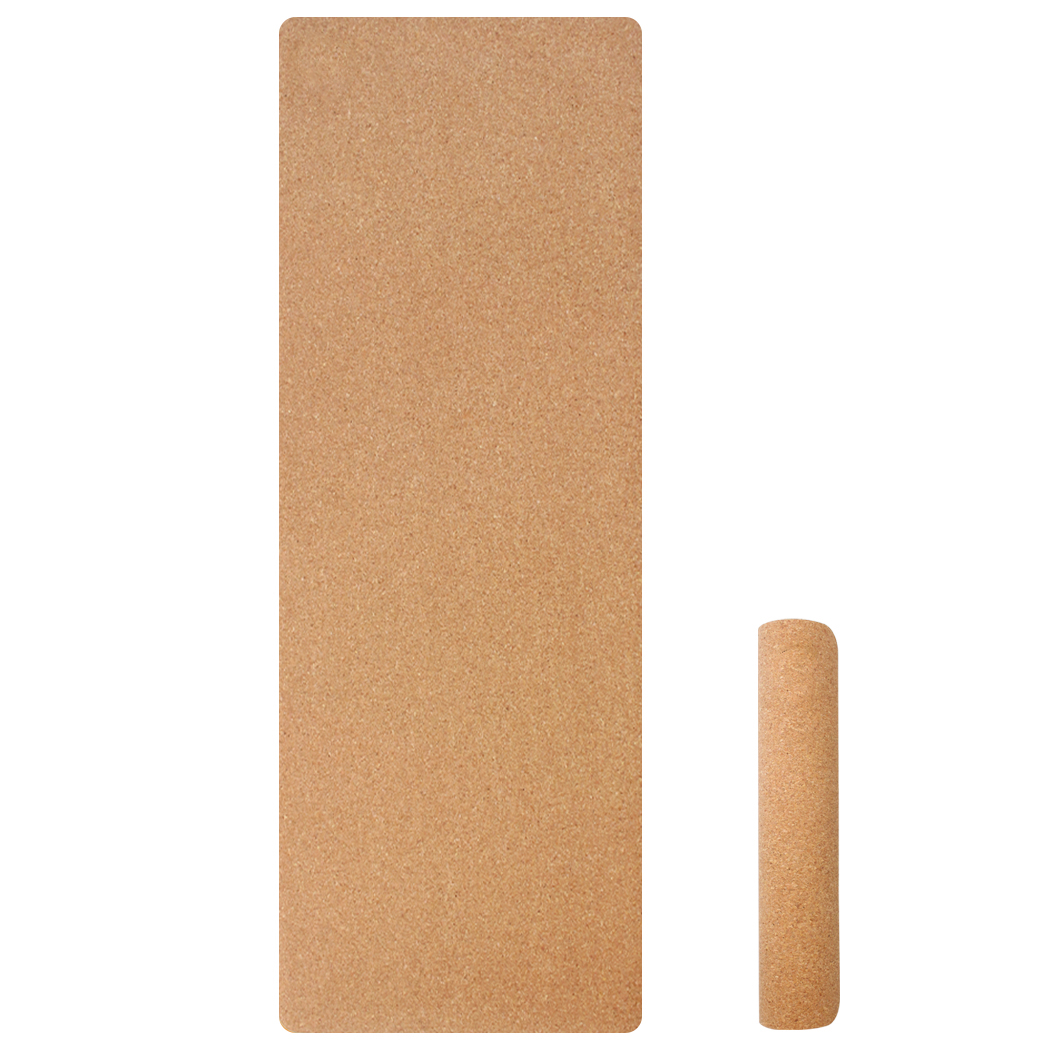 Eco Friendly Natural Cork Rubber Yoga Mat
