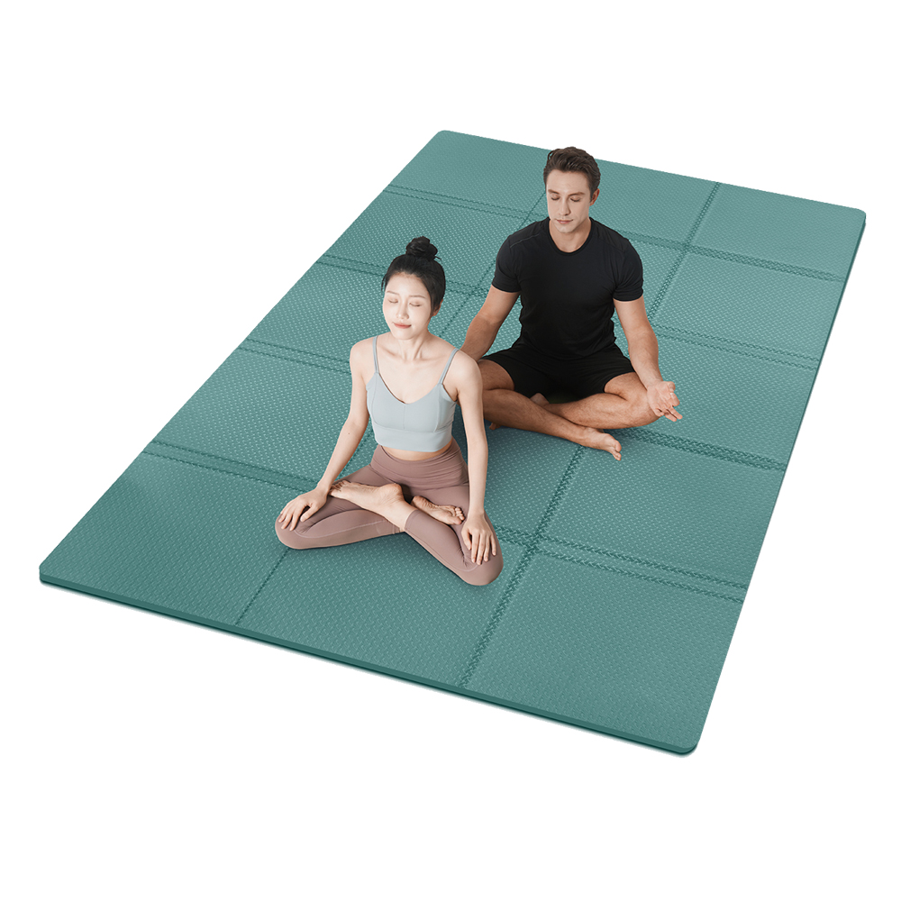Eco-friendly Big Exercise Mat, Foldable Yoga Mat for Convenient Storage