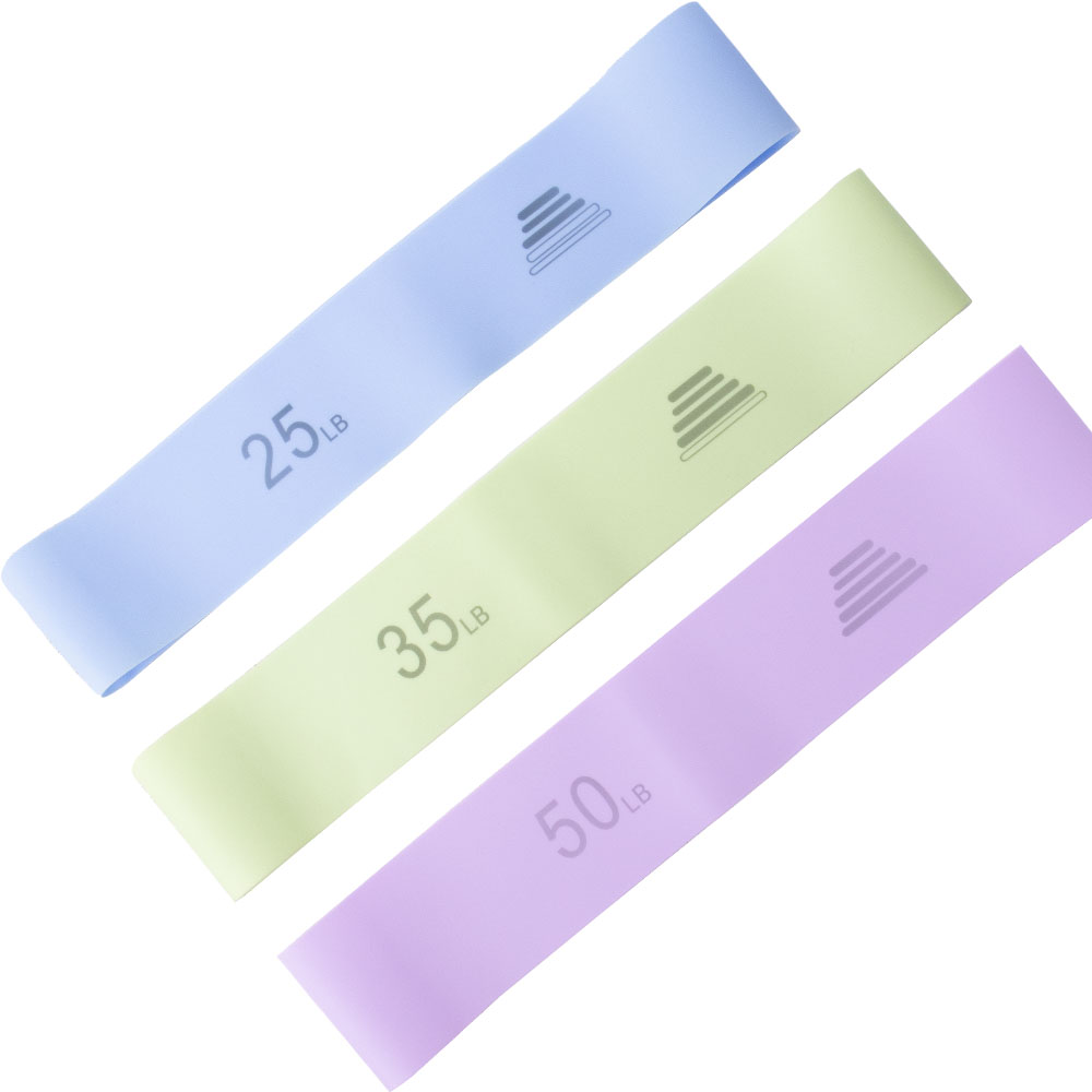 Professional 3-Piece Resistance Bands Set for Yoga, Pilates and Fitness