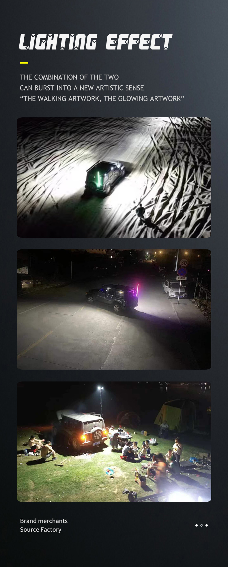 LED Light Bar 2PCS 20W 6Inch Flood LED Pods Offroad Fog Light Waterproof for Boat SUV ATV 4WD Car Truck
