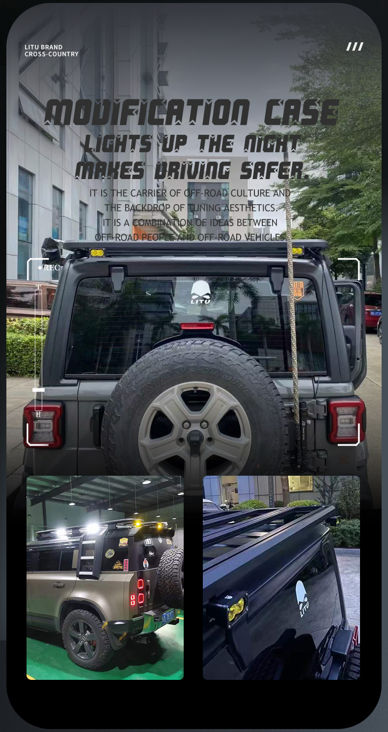 Lampu Kabut LED CREE Combo Beam 3 Inci 20W, Lampu Pod Kecil untuk Truk Off-Road, Pikap, Sepeda Motor, UTV, ATV, SUV, Sepeda Jeep