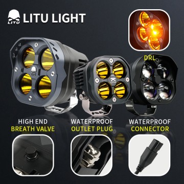 Hood Ditch Light Mount Ford Ranger LED Pods Lamps Mounting Brackets