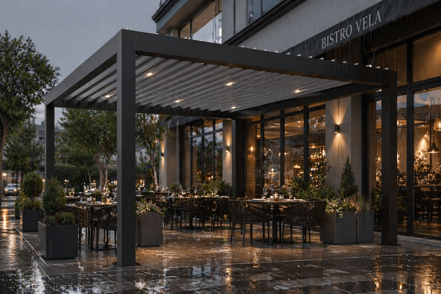 Can Aluminum Pergolas Really Resist Wind and Drain Rain?