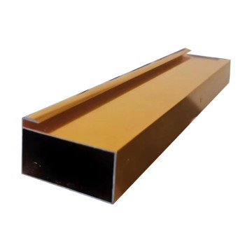 Anodized Closet Wardrobe Aluminum Profiles for Kitchen Cabinet Glass Handle Profile
