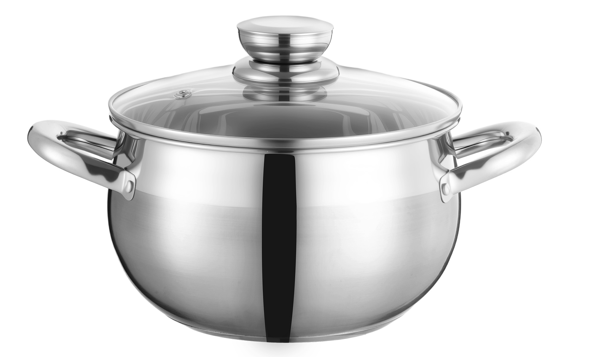 WEIHUA Belly Shape 3-Ply Base Soup Pot Open Stock Wholesale