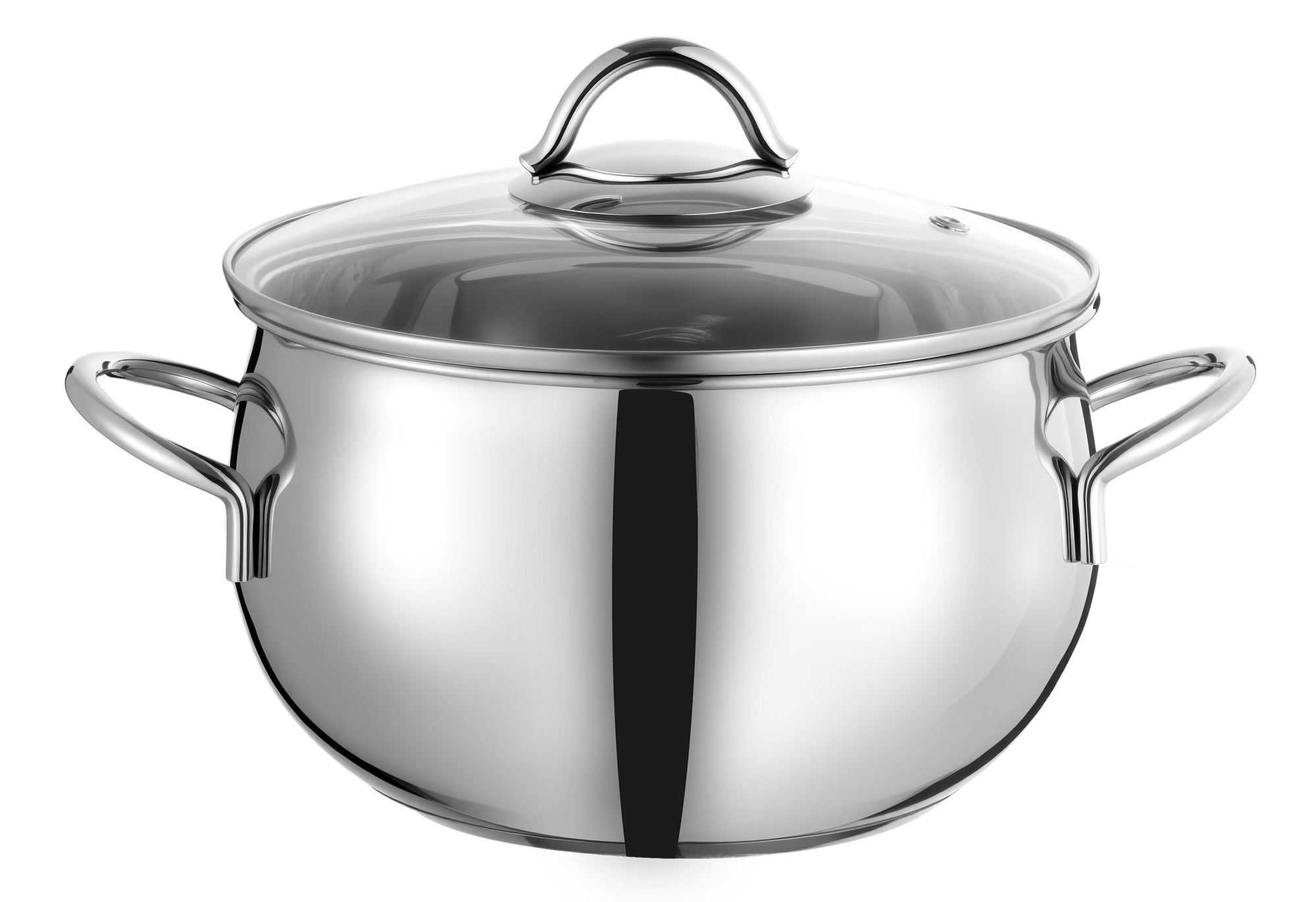 WEIHUA Mirror Polish Belly Shape Induction Soup Pot Wholesale