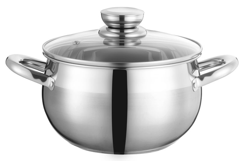 WEIHUA Belly Shape 3-Ply Base Soup Pot Open Stock Wholesale