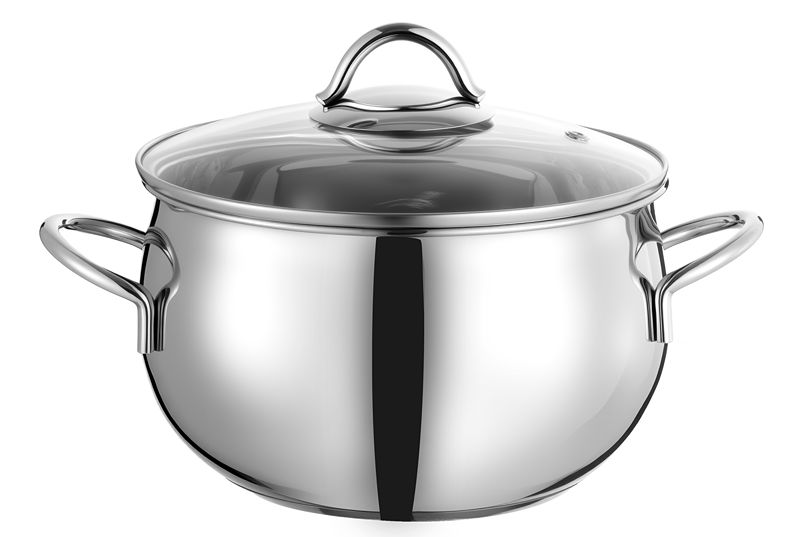 WEIHUA Mirror Polish Belly Shape Induction Soup Pot Wholesale