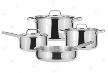WEIHUA Custom Stainless Steel Multi-layer 7 PCS Cookware Set