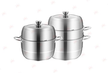 WEIHUA Single-bottom Stainless Steel Multi-layer Steamer Wholesale