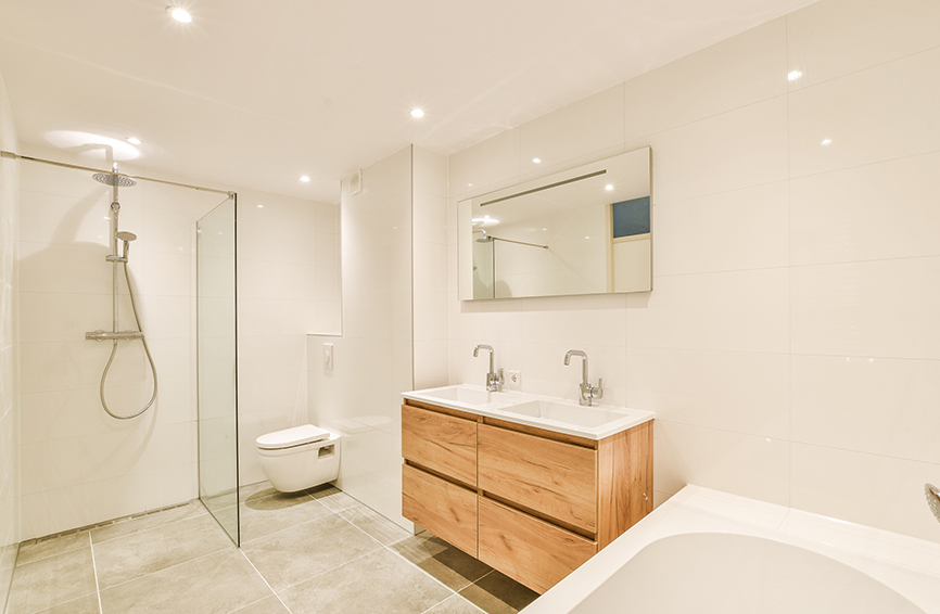 Interior bathroom work oeg