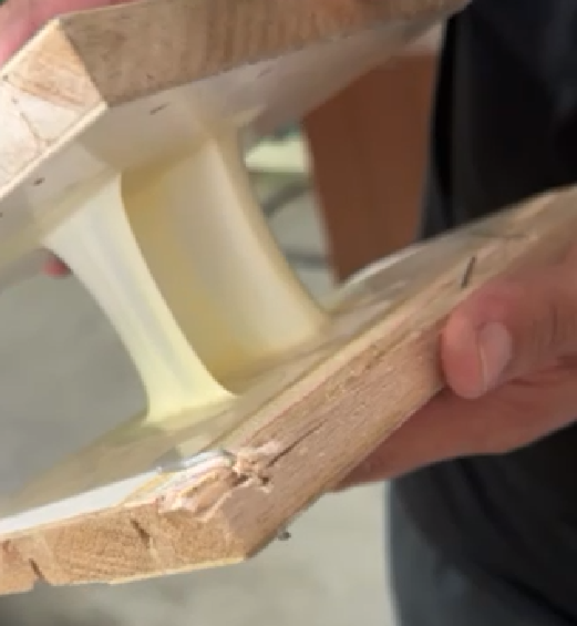 What materials nail free glue can't stick to?