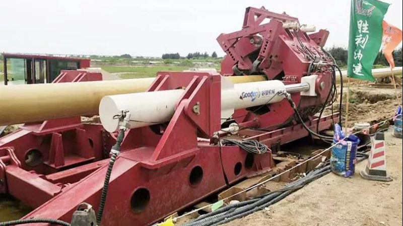 “Goodeng Machine”GT5000 Pipe Thruster Assisting with Zhejiang Zhoushan Liquefied Natural Gas Project Submarine Directional Crossing Project! (22)6a1