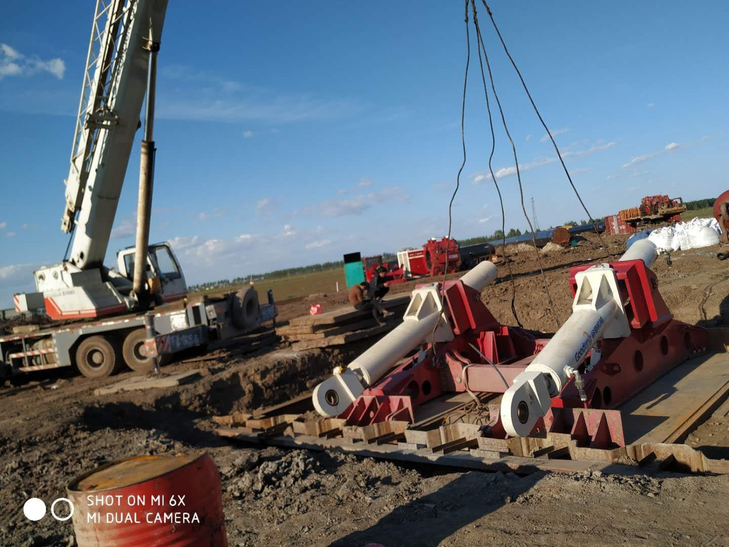 Goodeng Machine GT5000 Pipe Thruster Crossing the West Liao River in Tongliao City, Inner Mongolia (4)1yn
