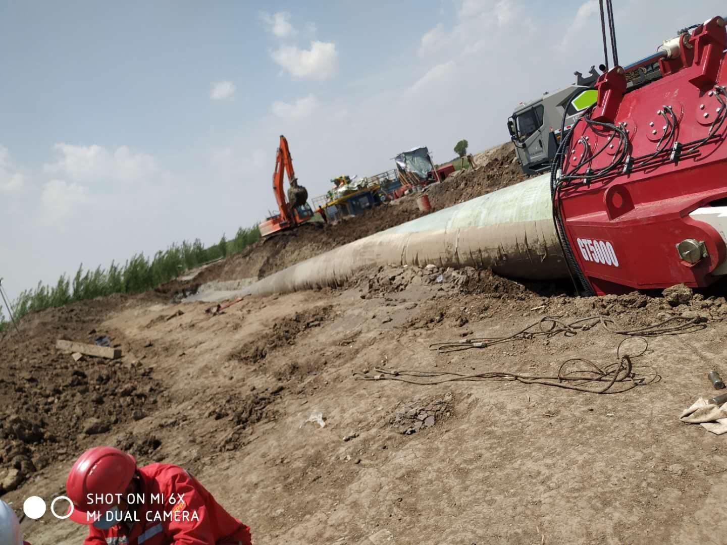 Goodeng Machine GT5000 Pipe Thruster Crossing the West Liao River in Tongliao City, Inner Mongolia (9)mfd