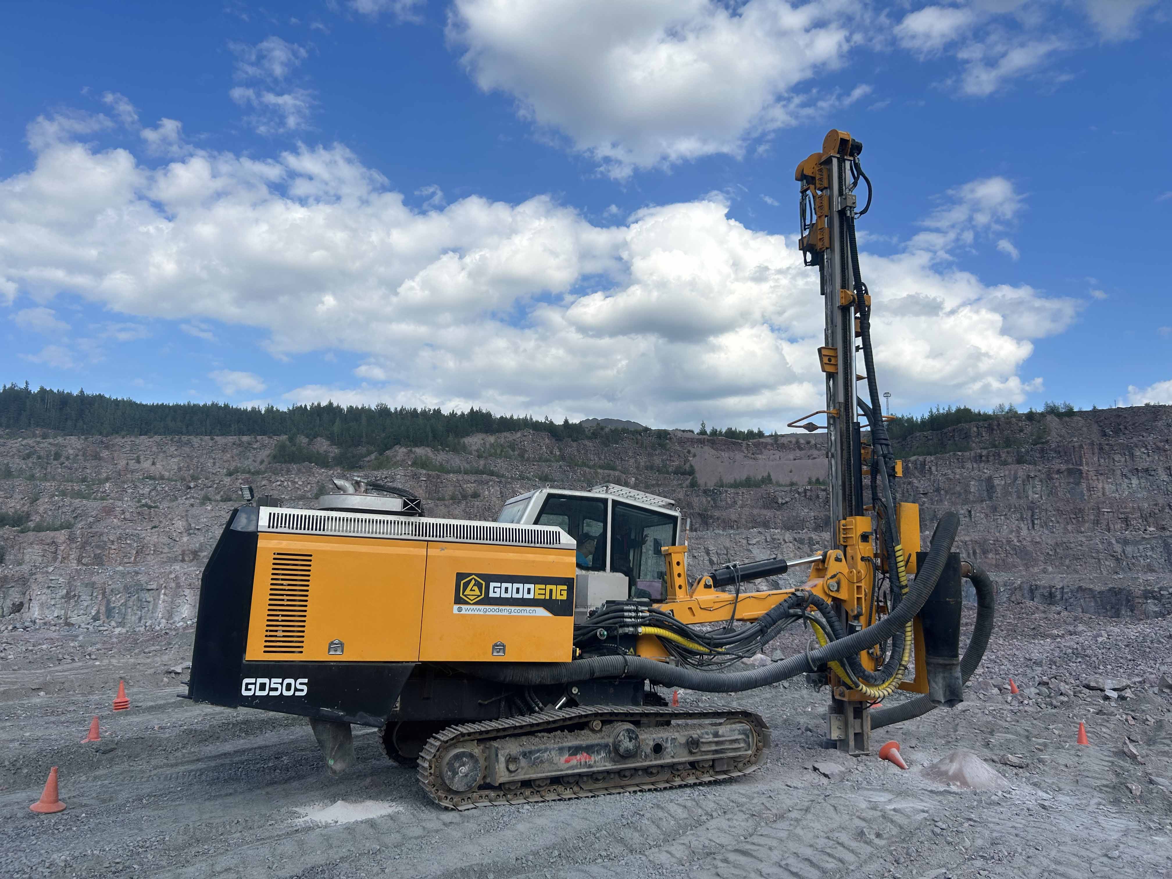 GMD50 Engineering case of Goodeng surface drilling machine in Russia