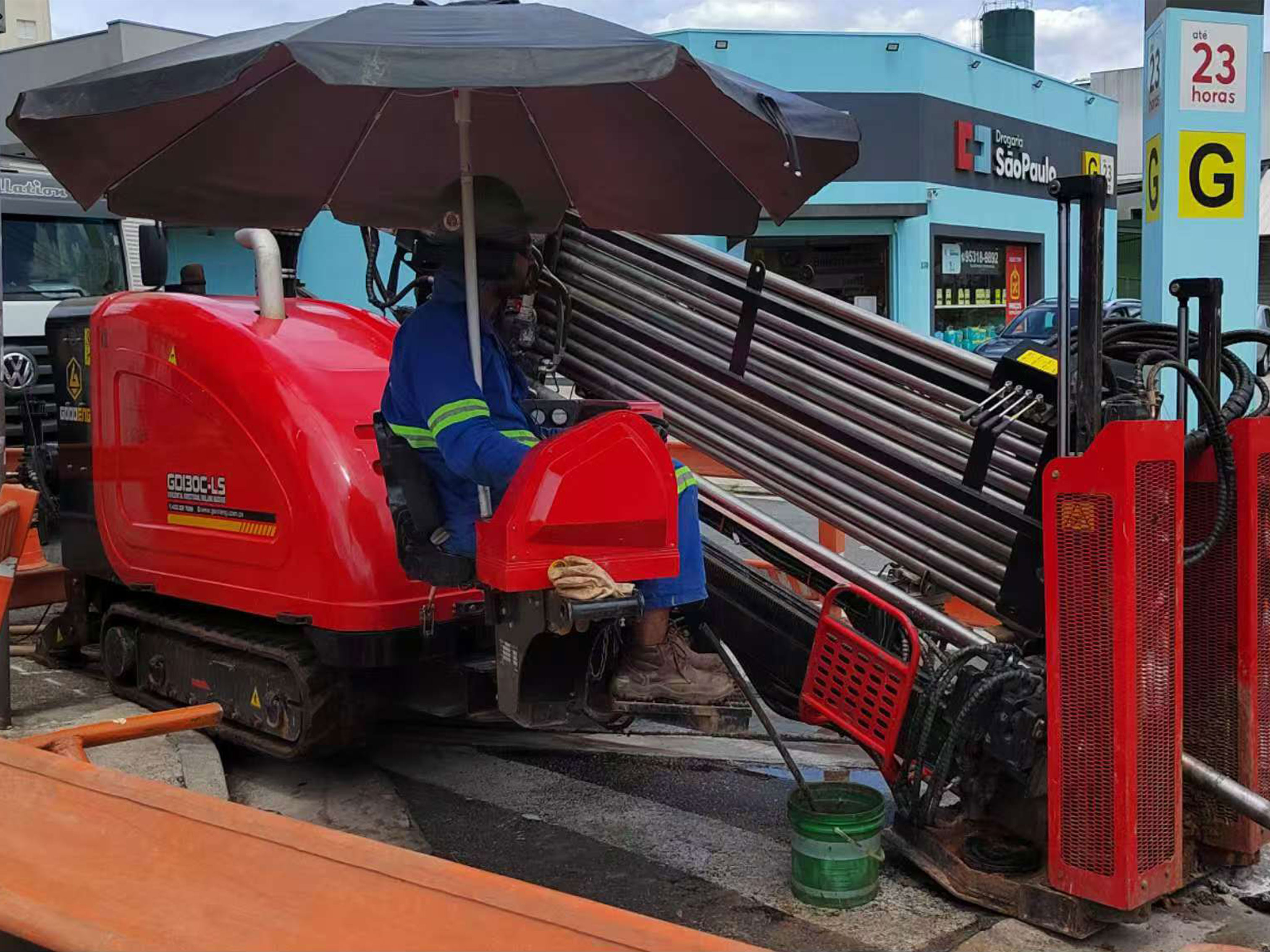 Goodeng GS500-LS L&T vízvezeték-projekt, Karnataka