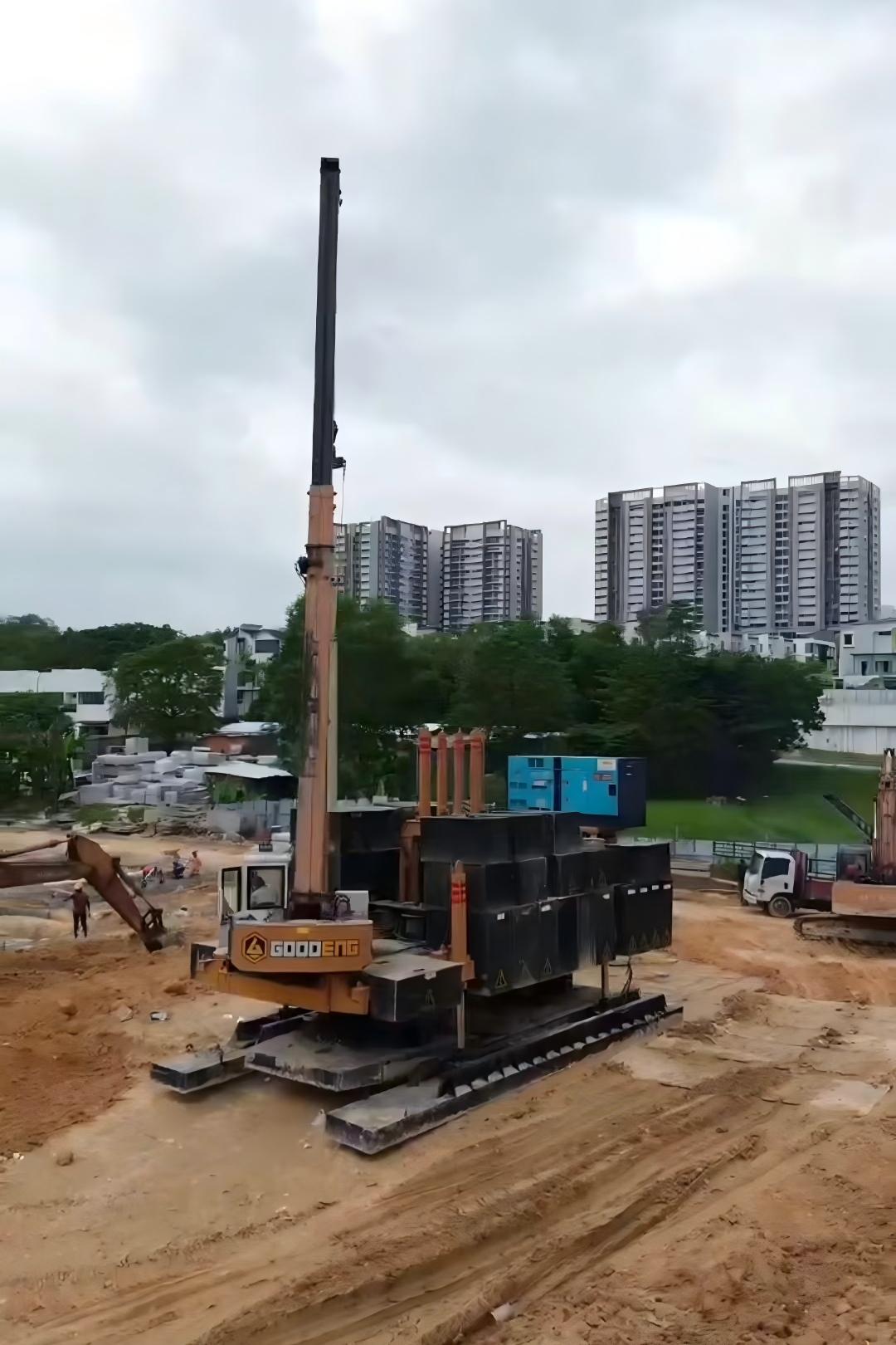 Analysis of Construction Process and Advantages of Static Pressure Pile Driver