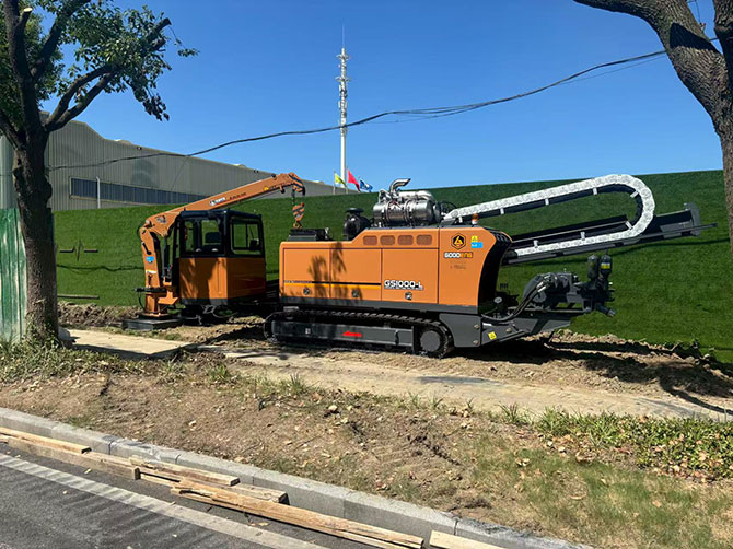 ଗୁଡେଙ୍ଗ GS1000-L HDD ଡ୍ରିଲିଂ ମେସିନ୍ ପ୍ରକଳ୍ପ ସ୍ଥାନ -- ଚୀନ୍‌ରେ ଇଲେକ୍ଟ୍ରିକ୍ କେବୁଲ୍ ସଂସ୍ଥାପନ