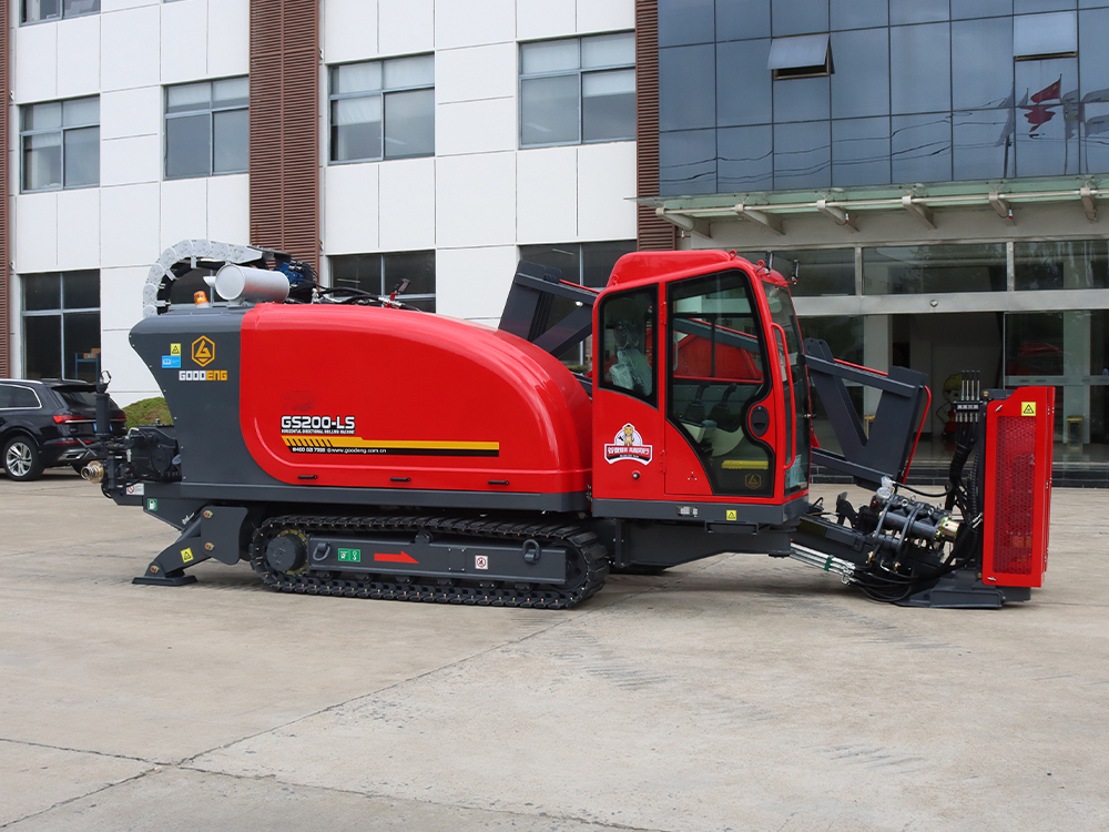 Goodeng GS200-LS プロフェッショナルコンパクト方向性掘削機 トレンチレスドリル機器 油圧駆動 HDD 掘削システム 低騒音トレンチレスマシン