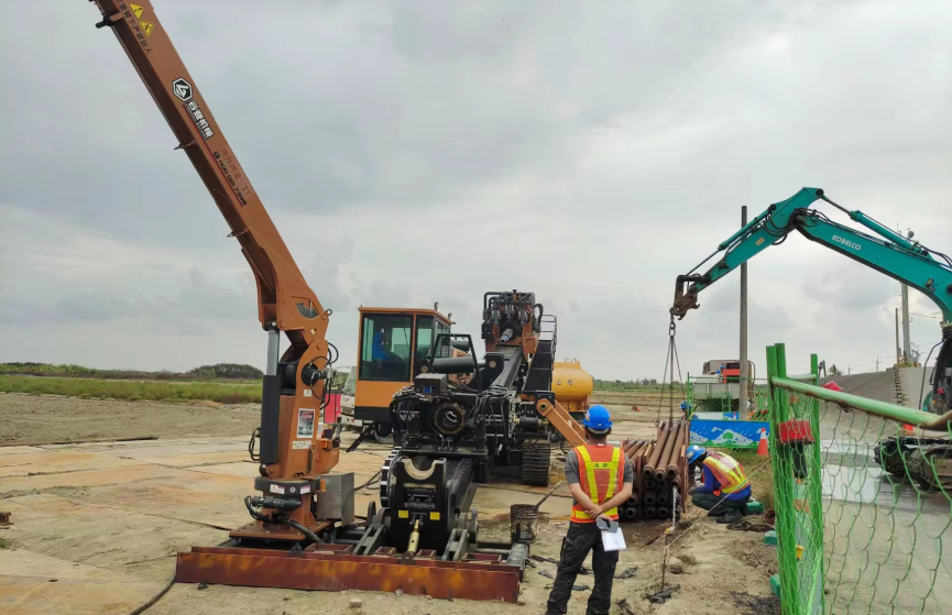 machine de forage directionnel horizontal