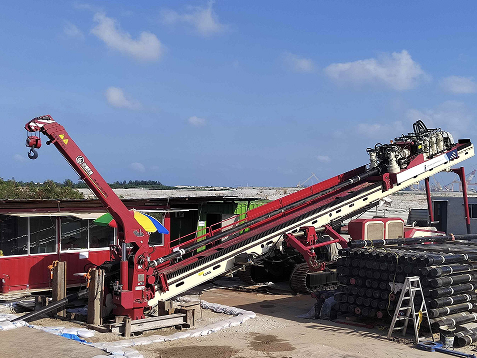 Land to sea crossing length 850 meters - Singapore-GOODENG-GS5000-LS