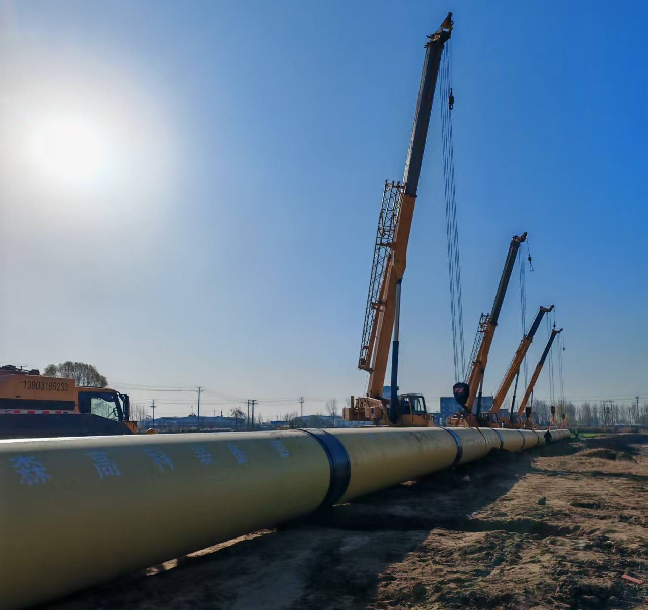 Record battu pour le passage à niveau géant de 1720 mm de diamètre