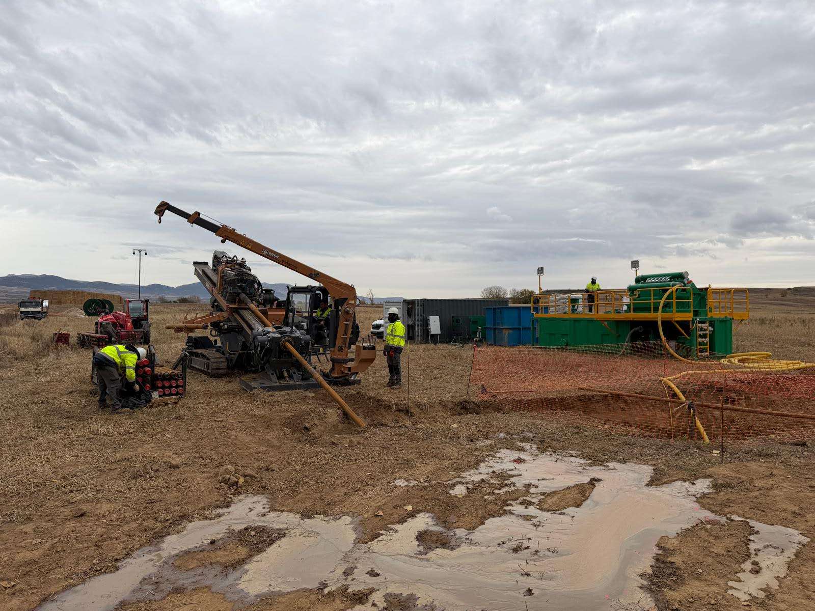 Trancheuse sans excavation
