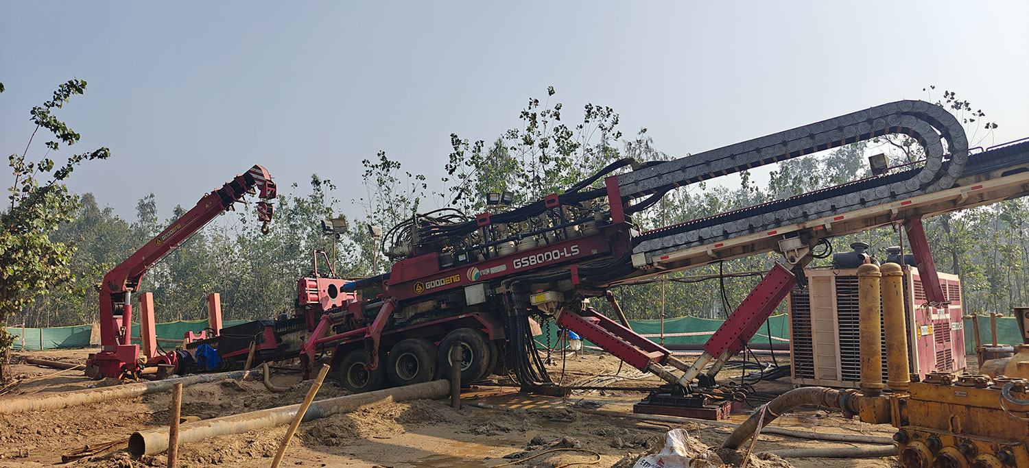 New Record--4219 meters! Goodeng Machine HDD Rig sets a new Indian record in trenchless industries
