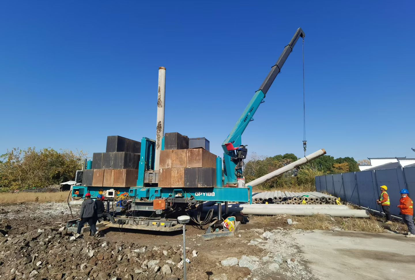 Advantages and Applicable Conditions of Static Pile Drivers of Goodeng Machine Brand