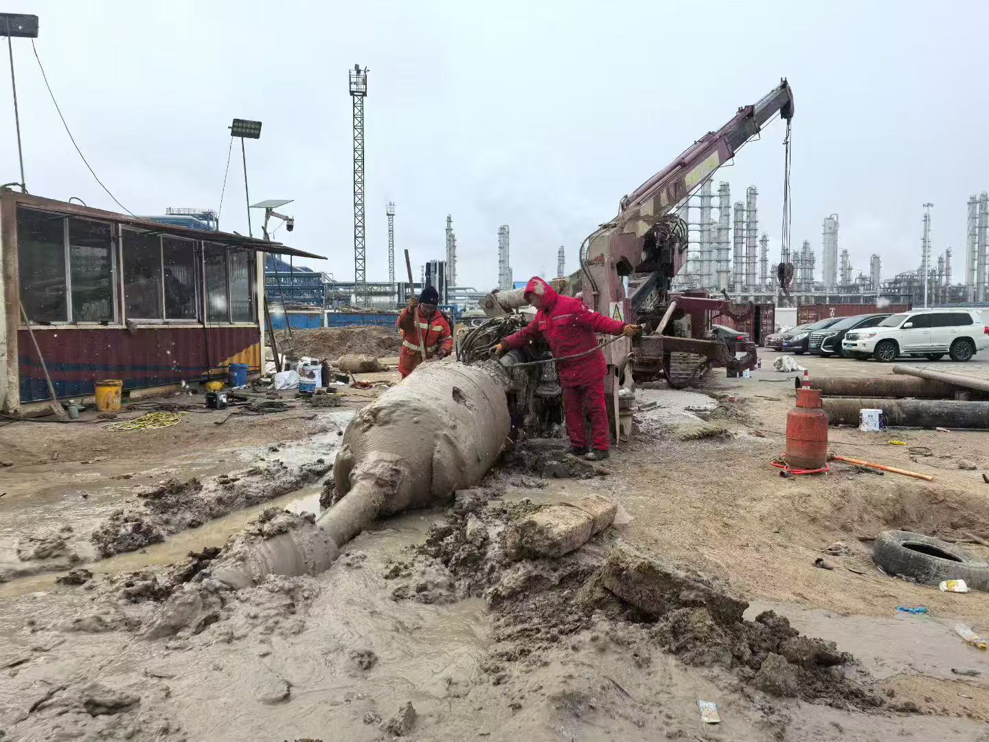 GS6000-LS  Horizontal Directional Drilling Machine Project Cases