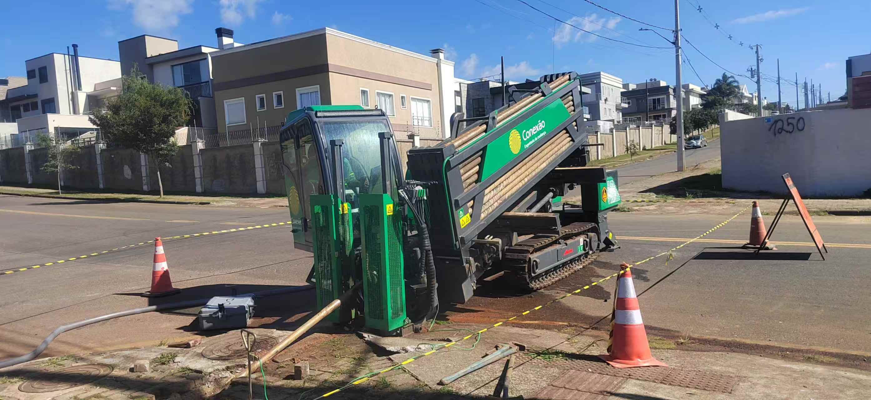 Casi di prughjetti di a macchina di perforazione direzionale orizzontale GS130-BR/GS250-LS in Brasile