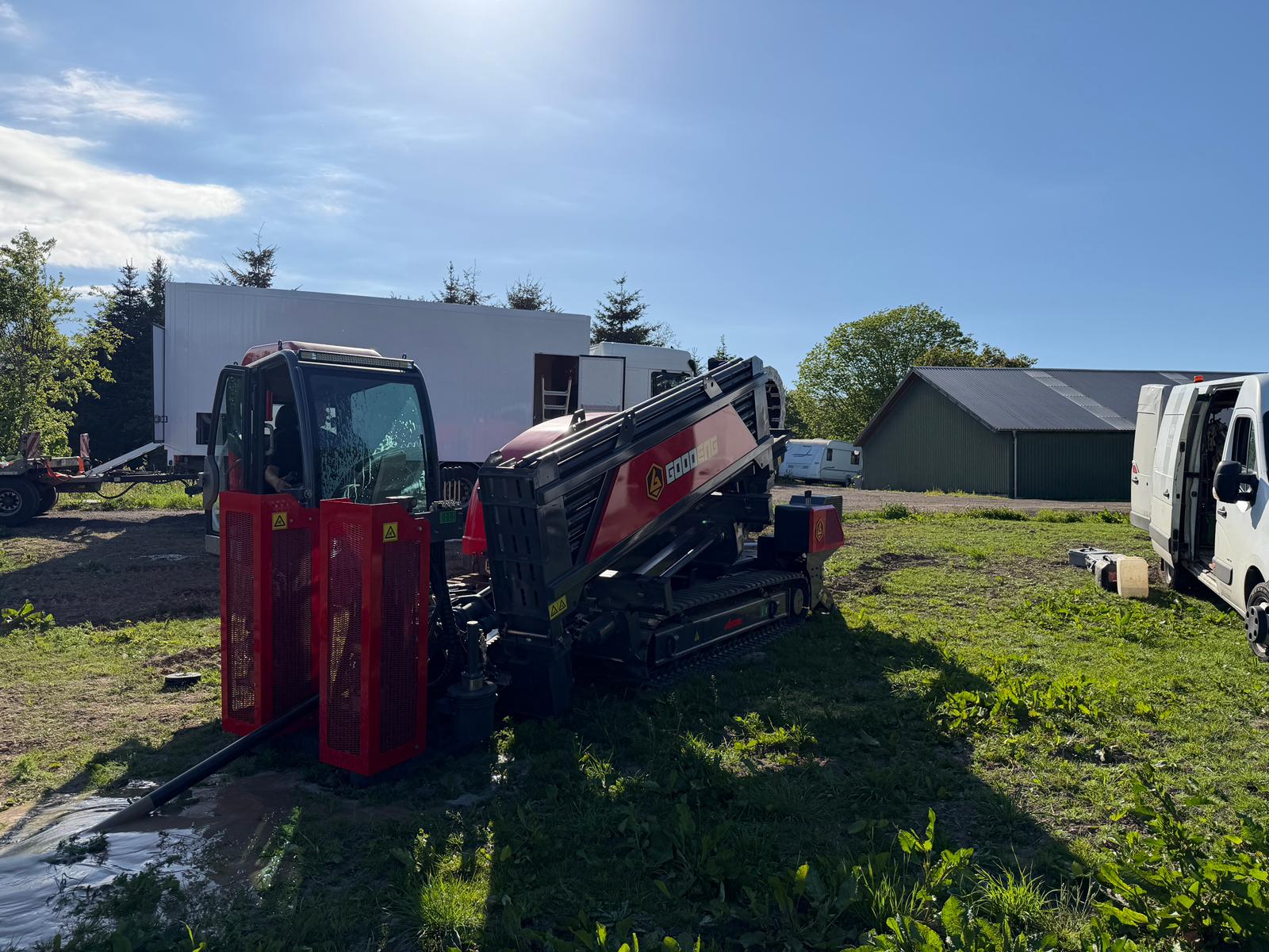 Goodeng Machine G40 HDD Rig Had finished Projects in Denmark