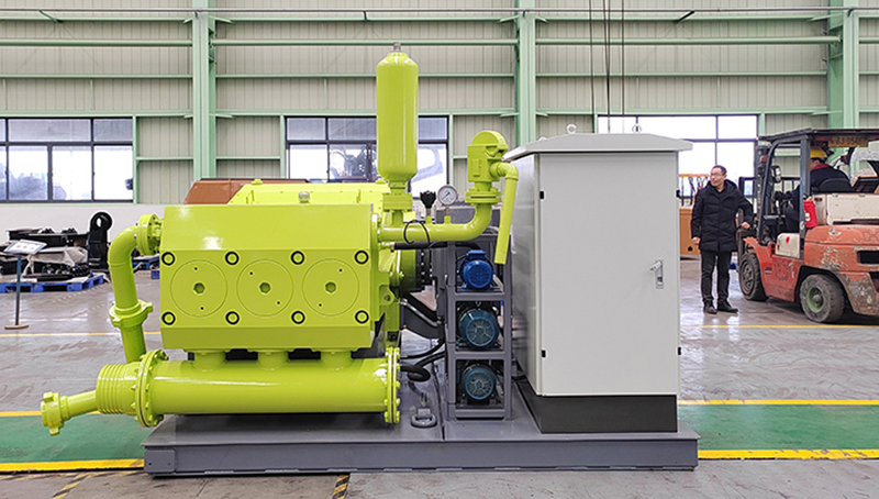 Pompe à boue électrique pour forage horizontal dirigé sans tranchée