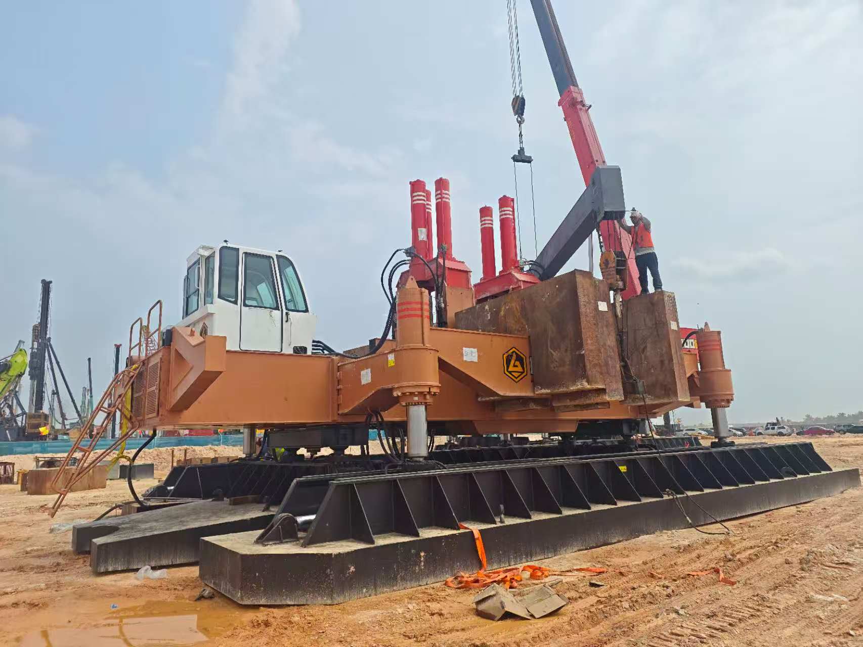 Project Update|Goodeng GPY1068 Static Pile Driver on‑site at BTP Data Centre, Bangting, Selangor, Malaysia
