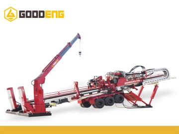 Goodeng Trenchless HDD Horizontal Directional Drilling/Rig GS8000T-LS/hydraulic horizontal earth drilling machine pipe boring road