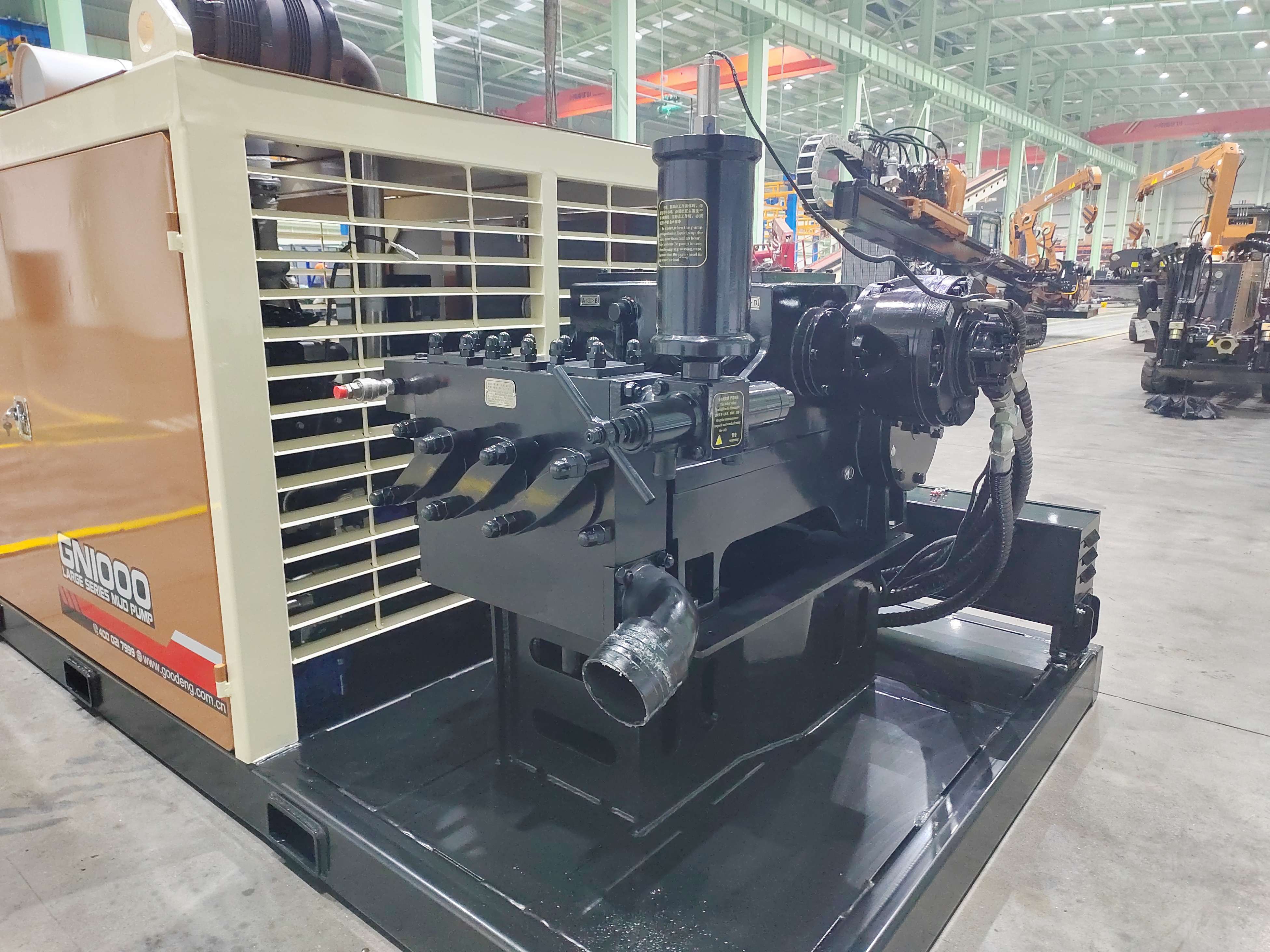 Goodeng GSM1000 Mud Pump for Trenchless HDD Horizontal Directional Drilling