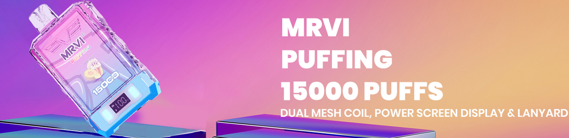 MRVI DRAGON 13000 Puffs With Dual Mesh Coil&Display Screen