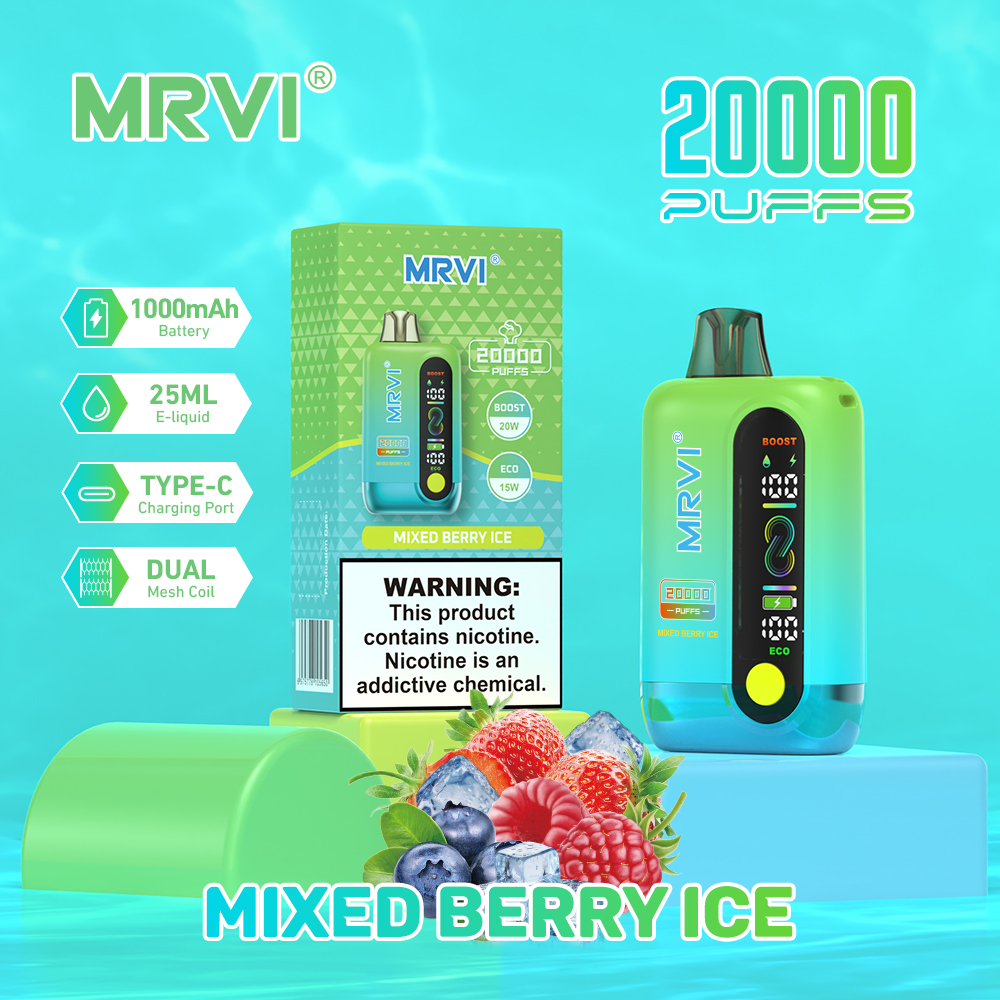 Latest MRVI 20000 PUFFS With Child lock