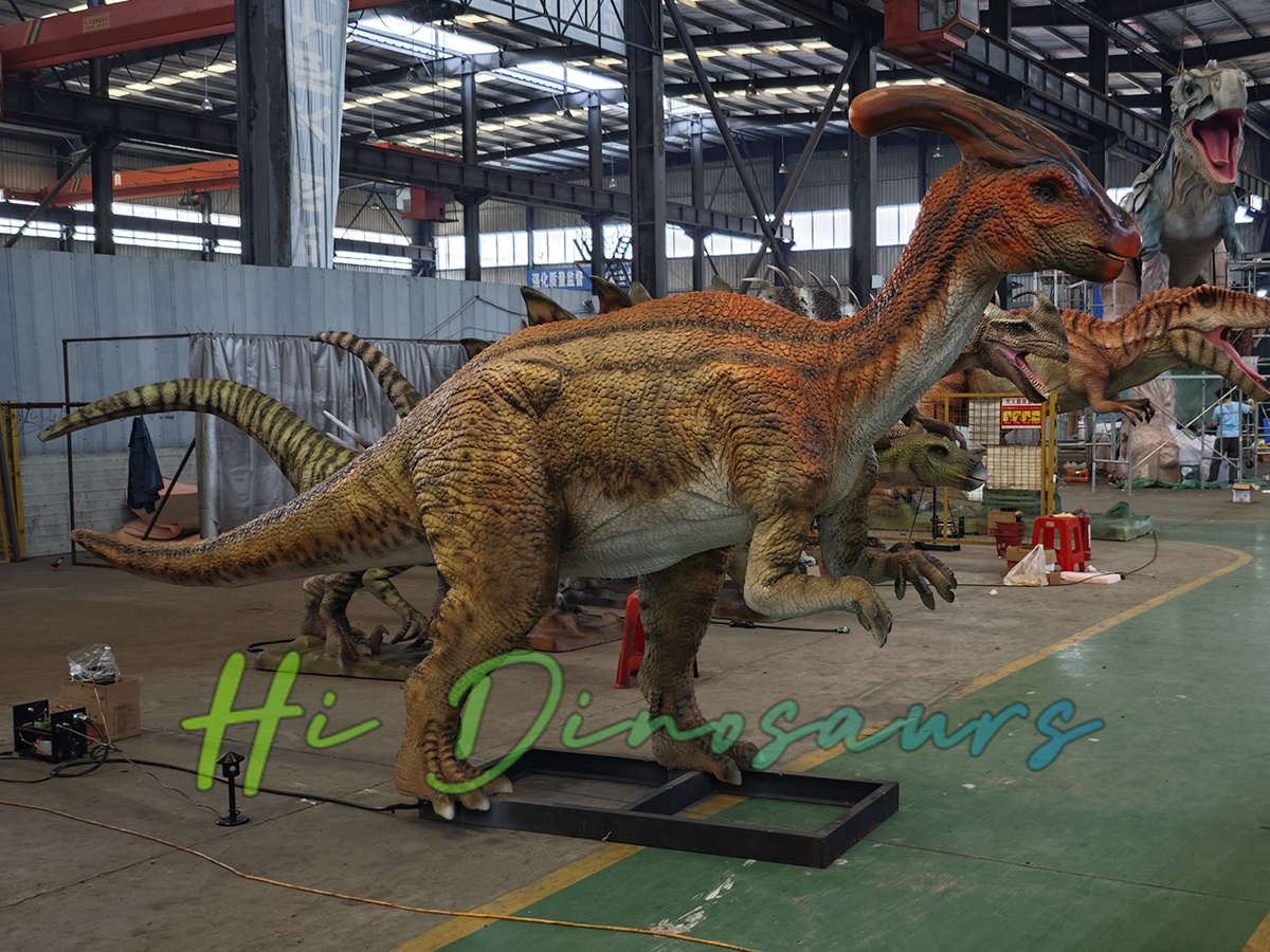 animatronic Parasaurolophus