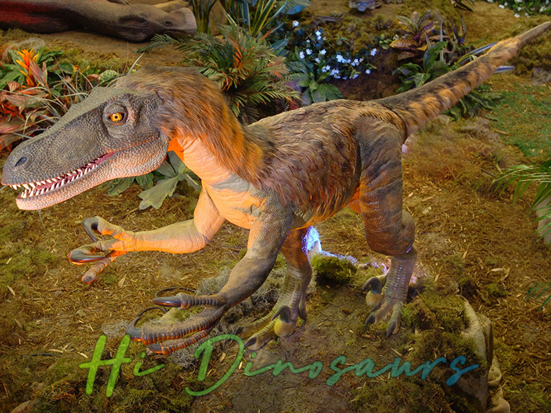 Life Size Animatronic Velociraptor