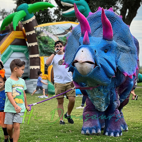 realistic Triceratops suit