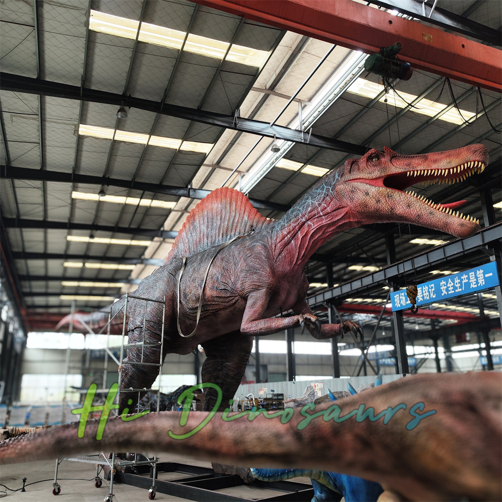 Real Size Robotic Simulation Mechanical Spinosaurus Large...
