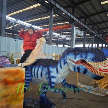 Faszinierendes Abenteuer auf dem blauen T-Rex