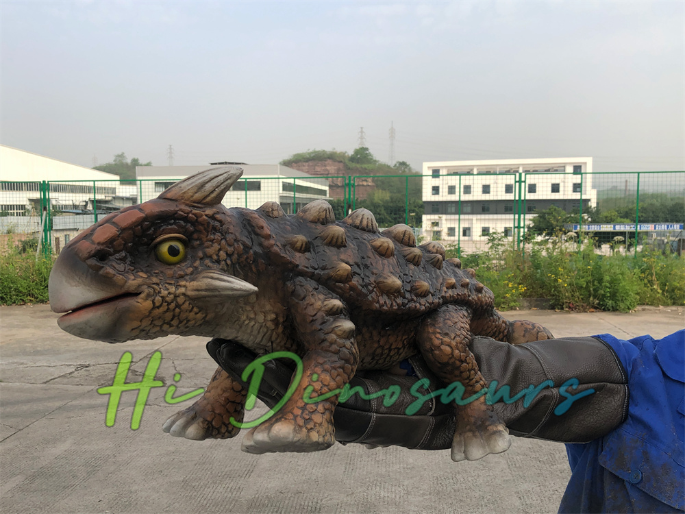Brown Ankylosaur Puppet