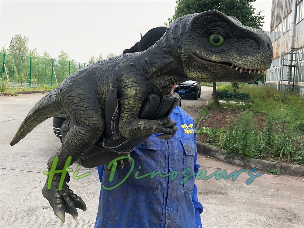 Green T-rex Puppet