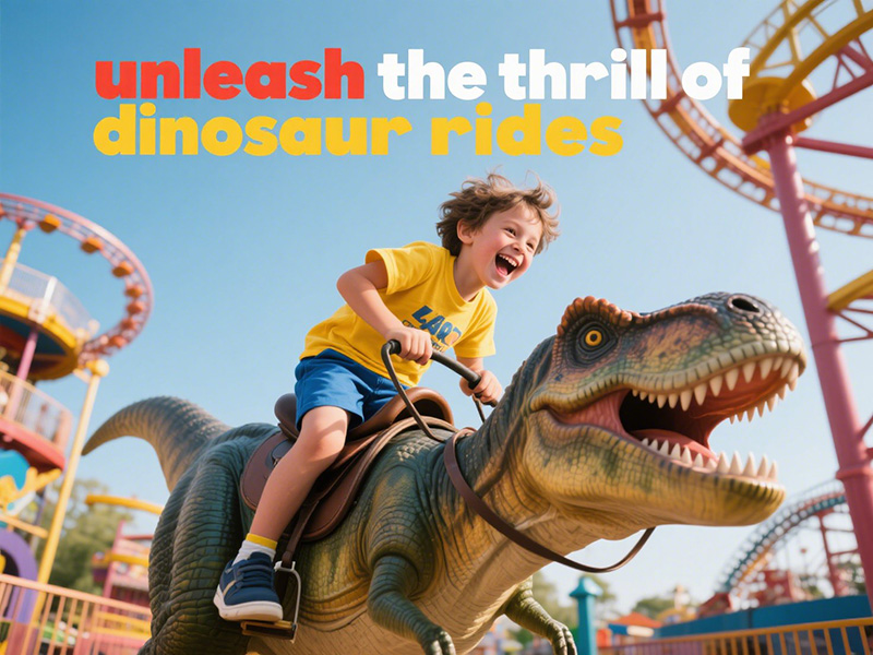 Melangkah ke Pengembaraan Prasejarah: Lepaskan Keseronokan Tunggangan Dinosaur