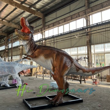 6M Red-Brown Animatronic T-Rex Dinosaur with Servo Motor ...